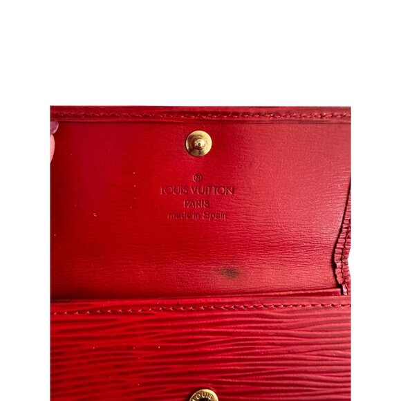 LOUIS VUITTON Red Epi Leather Keyholder Case - Picture 7 of 8